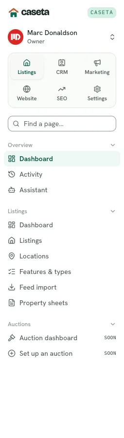 Caseta sidebar