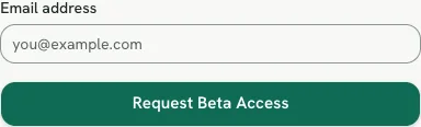 Beta access request form